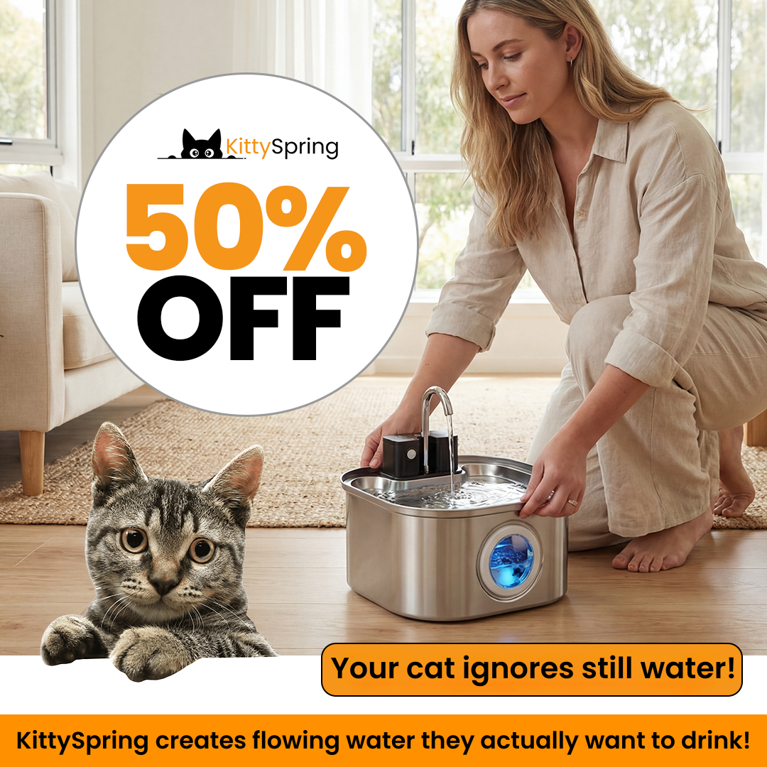 KittySpring Wireless Fountain: 3.2L
