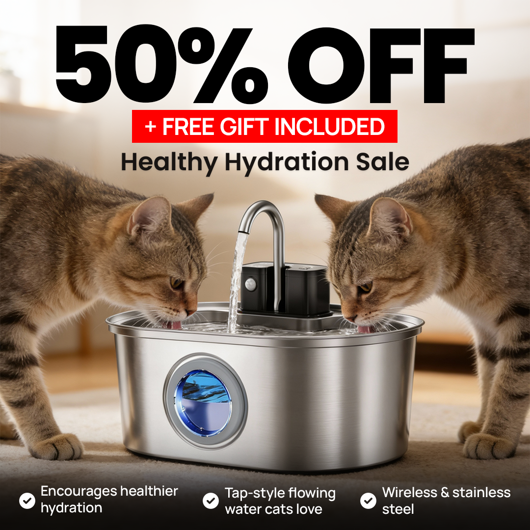 KittySpring Wireless Fountain: 3.2L