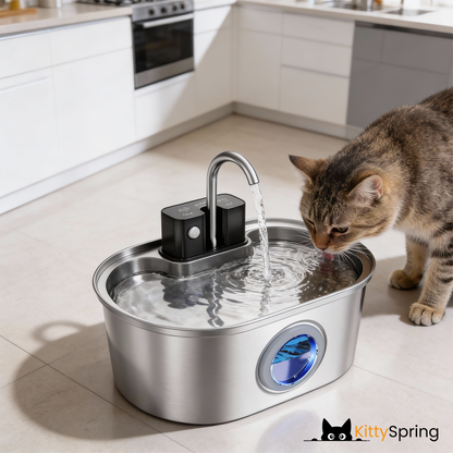 KittySpring Wireless Fountain: 3.2L