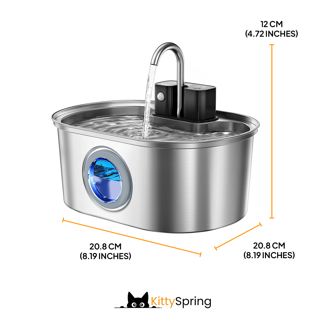 KittySpring Wireless Fountain: 3.2L
