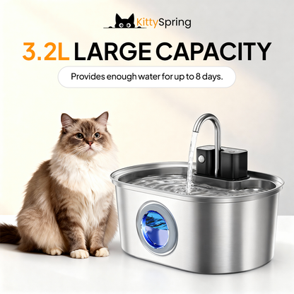 KittySpring Wireless Fountain: 3.2L