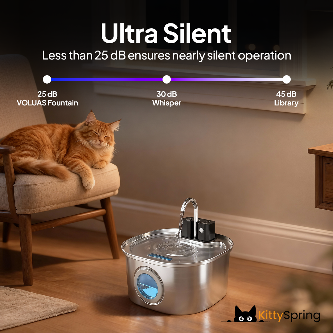 KittySpring Wireless Fountain: 3.2L