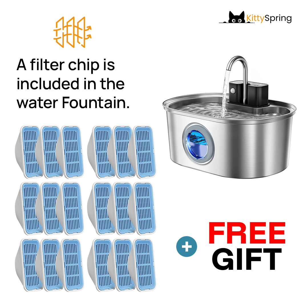 KittySpring Wireless Fountain: 3.2L
