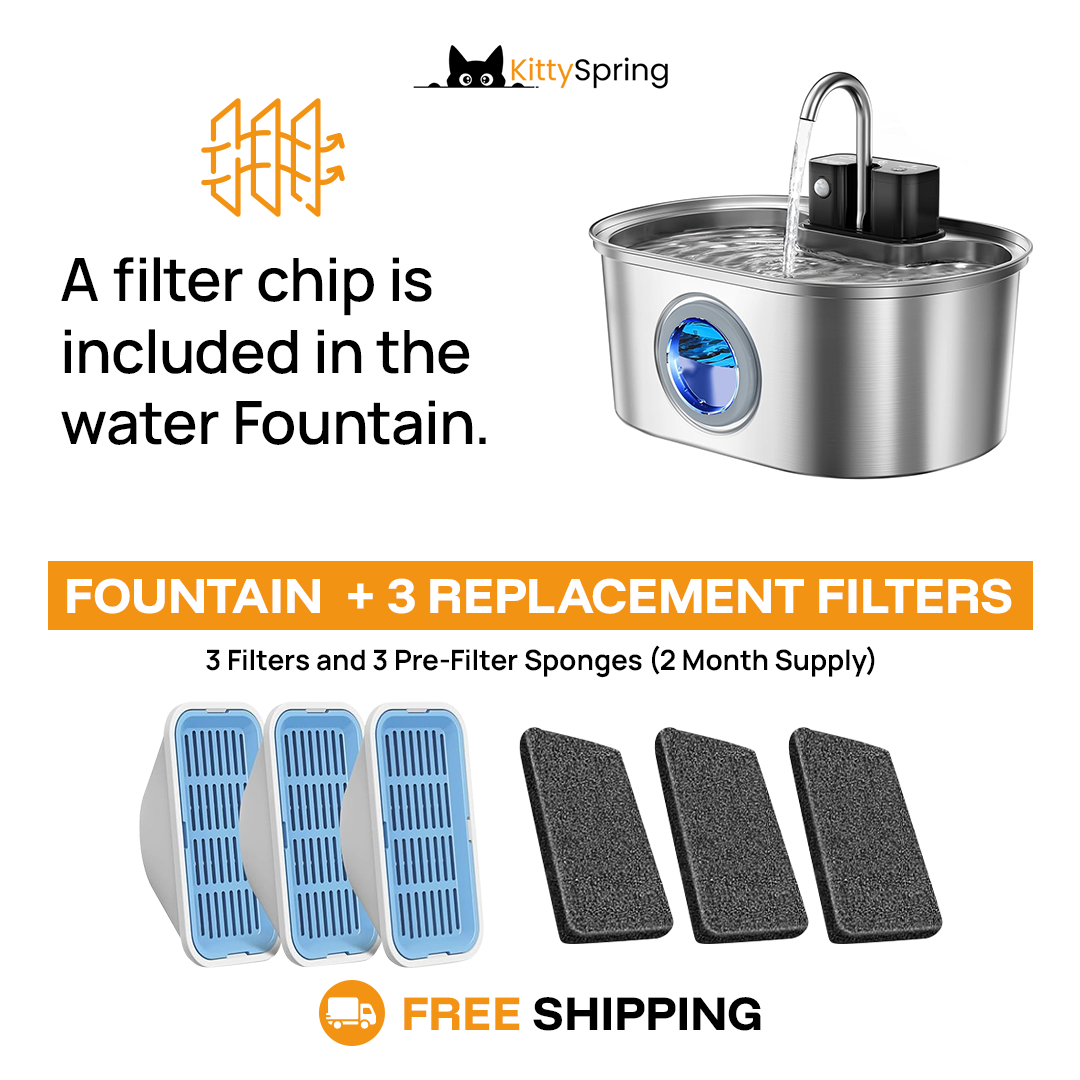 KittySpring Wireless Water Fountain: 3.2L