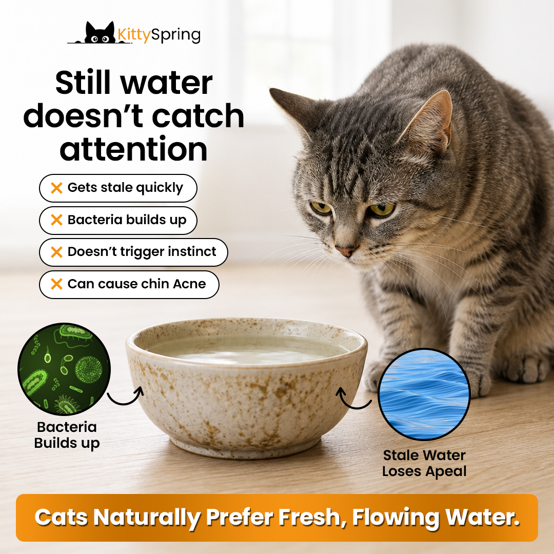 KittySpring Wireless Water Fountain: 3.2L